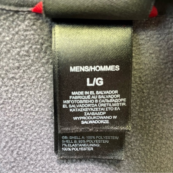 The North Face Canyonlands Zip Jacket Mens Large Gray Red Fleece Gorpcore Hiking - Picture 3 of 14